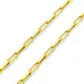 Corrente De Ouro 18k Cartie Ovalada De 2,5mm Com 80cm