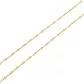 Corrente De Ouro 18k Coffee De 1,6mm Com 45cm