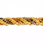 Corrente De Ouro 18k Corda Tricolor De 2,3mm Com 40cm