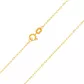 Corrente De Ouro 18k Elo Americano De 0,5mm Com 40cm