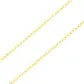 Corrente De Ouro 18k Elo Americano De 0,5mm Com 45cm