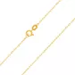 Corrente De Ouro 18k Elo Americano De 0,5mm Com 60cm