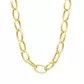 Corrente De Ouro 18k Elo Português Oval De 3,5mm Com 40 Cm