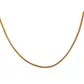 Corrente De Ouro 18k Espiga De 2,0mm Com 45cm