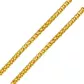 Corrente De Ouro 18k Espiga De 2,0mm Com 50cm