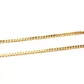 Corrente De Ouro 18k Infantil Malha Veneziana De 0,5mm Com 35cm