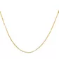 Corrente De Ouro 18k Infantil Malha Veneziana De 0,5mm Com 35cm