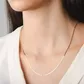 Corrente De Ouro 18k Piastrine De 1,2mm Com 50cm