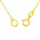 Corrente De Ouro 18k Piastrine De 1,2mm Com 70cm