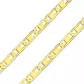 Corrente De Ouro 18k Piastrine De 1,6mm Com 70cm 