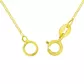 Corrente De Ouro 18k Piastrine De 1,6mm Com 70cm 
