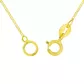 Corrente De Ouro 18k Piastrine De 1,7mm Com 50cm