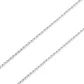 Corrente De Ouro Branco 18k Cartie De 1mm Com 45cm
