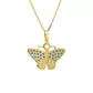 Pingente De Ouro 18k Borboleta