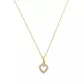 Pingente De Ouro 18k Coração Cravejado
