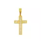 Pingente De Ouro 18k Cruz Com 27mm