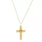 Pingente De Ouro 18k Cruz Com Jesus Cristo