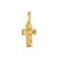 Pingente De Ouro 18k Cruz Com Zircônia