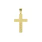 Pingente De Ouro 18k Cruz Diamantada G