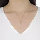 Pingente De Ouro 18k Cruz Diamantada P
