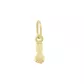 Pingente De Ouro 18k Figa 8,7mm