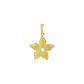 Pingente De Ouro 18k Flor Com Zircônia