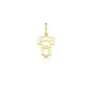 Pingente De Ouro 18k Menina De 12mm