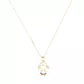 Pingente De Ouro 18k Menina De Luz