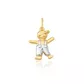 Pingente De Ouro 18k Menino De 16mm