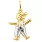 Pingente De Ouro 18k Menino De 20mm