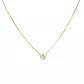 Pingente Ponto De Luz De Ouro 18k Com Zircônia De 4mm