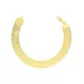 Pulseira De Ouro 18k Bismarck De 10mm Com 19cm