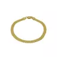 Pulseira De Ouro 18k Bismarck De 5,0mm Com 19cm