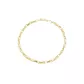 Pulseira De Ouro 18k Cartie Entrelaçada De 2mm Com 21cm
