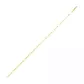 Pulseira De Ouro 18k Cartie Ovalada De 2,3mm Com 21cm