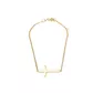 Pulseira De Ouro 18k Elo Português com Cruz