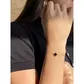 Pulseira De Ouro 18k Elo Português Com Trevo Pedra Ônix 