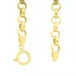 Pulseira De Ouro 18k Elo Português e Coração Com 19cm