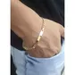Pulseira De Ouro 18k Groumet De 5mm Com 21cm e Chapa