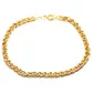 Pulseira De Ouro 18k Romana De 5,9mm Com 22cm