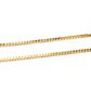 Corrente De Ouro 18k Veneziana De 0,9mm Com 45cm