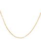 Corrente De Ouro 18k Veneziana De 0,9mm Com 45cm