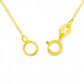 Corrente De Ouro 18k Piastrine De 2,6mm Com 60cm