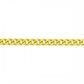 Corrente De Ouro 18k Groumet De 4mm Com 60cm