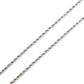 Corrente De Prata 925 Corda De 1,8mm Com 40Cm