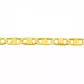 Corrente De Ouro 18k Piastrine Trabalhada De 2,6mm Com 50cm