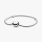 Pulseira De Prata 925 Berloques Coração Com 17Cm