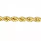 Corrente De Ouro 18k Corda De 2,1mm Com 60cm