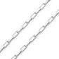 Corrente De Prata 925 Veneziana Longa De 1,8mm Com 70cm