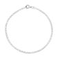 Pulseira De Prata 925 Piastrine De 2,4mm Com 20cm